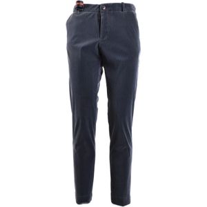 Rrd - Slim-fit Broek - Grijs - Katoenmix - Vijfzakkenmodel