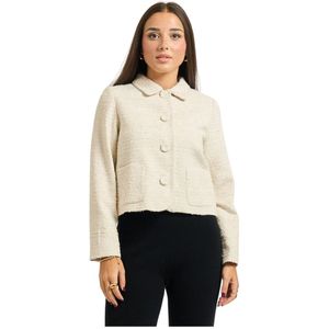 Iblues, Dames, Jassen, Beige, Maat: XS Katoen,