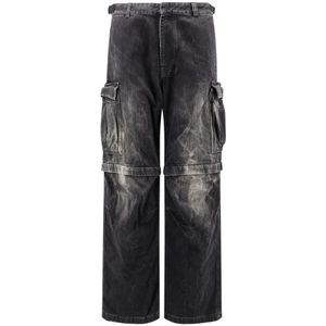 Balenciaga, Heren, Jeans, Zwart, Maat: S Denim,