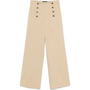 Etro, Dames, Broeken, Beige, Maat: M