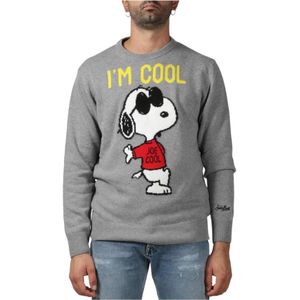 MC2 Saint Barth, Heren, Sweatshirts & Hoodies, Grijs, Maat: S