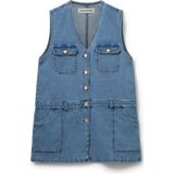 Sofie Schnoor, Dames, Jurken, Blauw, Maat: XS Denim,