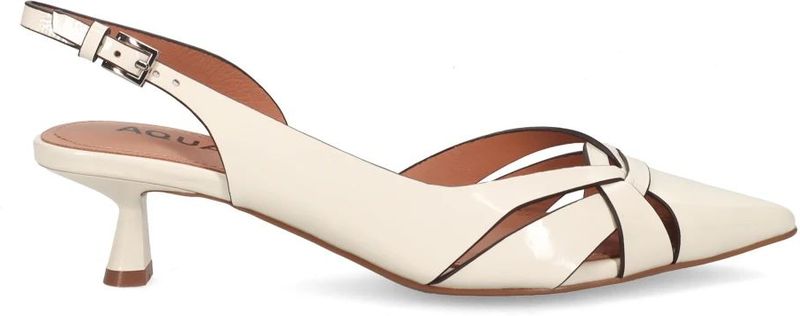 Bibi Lou - Schoenen - Beige - Slingback Hakken - Leren Interieur