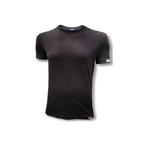 Dsquared2 Slim Fit Katoenen Stretch T-Shirt , Black , Heren , Maat: 2XL