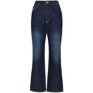 Philipp Plein, Dames, Jeans, Blauw, Maat: W27 Denim,