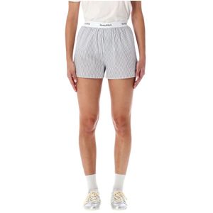 Sporty & Rich, Dames, Korte broeken, Blauw, Maat: XS Katoen,