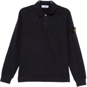 Stone Island - Stand-Collar Sweatshirt - Blauw - Katoen