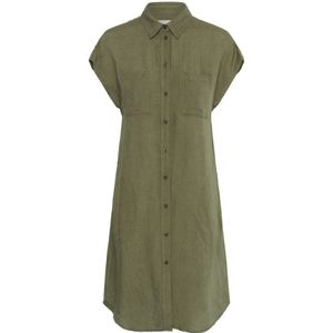 Part Two, Dames, Jurken, Groen, Maat: 2XS Linnen,