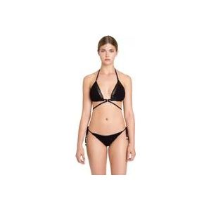 Twinset Zwart Zee Gehaakt Bikini Set , Black , Dames , Maat: S