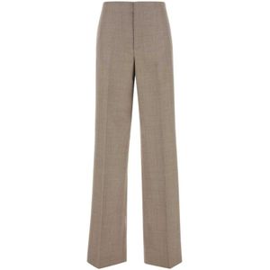 Moschino, Dames, Broeken, Beige, Maat: XS Wol,