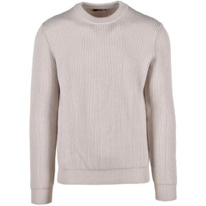 Roberto Collina, Heren, Truien, Beige, Maat: M Mohair,