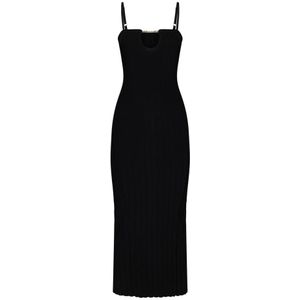Jacquemus, Dames, Jurken, Zwart, Maat: M