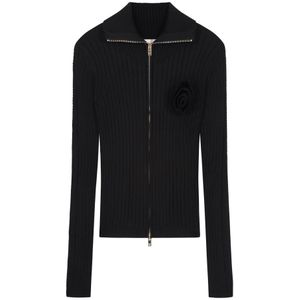 Fabienne Chapot, Dames, Truien, Zwart, Maat: XS Viscose,