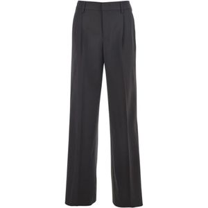 PT Torino, Dames, Broeken, Bruin, Maat: L Leer,