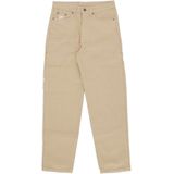 Karl Kani, Heren, Broeken, Beige, Maat: S Katoen,