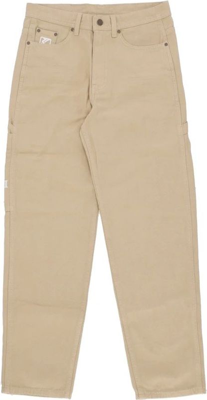 Karl Kani, Heren, Broeken, Beige, Maat: S Katoen,