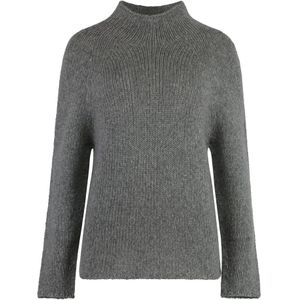 THE (Alphabet), Dames, Truien, Grijs, Maat: L Kasjmier,