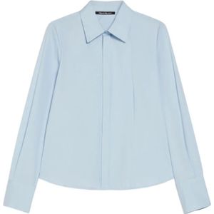 Pennyblack, Dames, Blouses & Shirts, Blauw, Maat: XL Katoen,