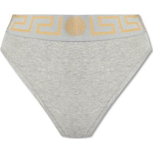 Versace Hoog getailleerde slips , Gray , Dames , Maat: S