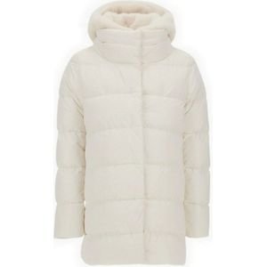 Herno, Dames, Jassen, Wit, Maat: S Polyamide,