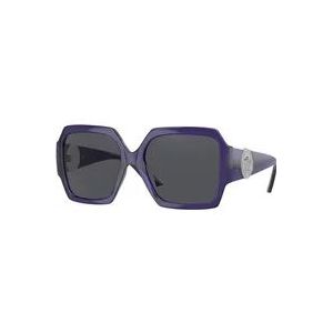 Versace Luxe zonnebrillencollectie , Purple , Dames , Maat: 56 MM