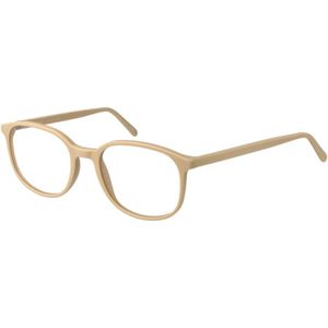 Andy Wolf - Acetaat Frame - Beige - Unisex - Panto Vorm - Full-rim