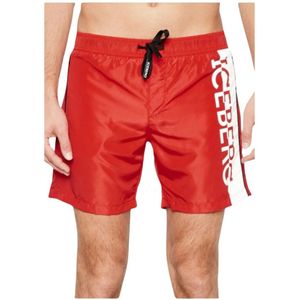 Iceberg, Heren, Badkleding, Rood, Maat: S Poliester,