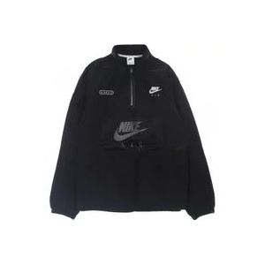 Nike Luchtig geweven gevoerde jas voor heren , Black , Heren , Maat: S