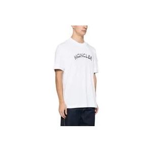 Moncler T-Hemden , White , Heren , Maat: XL