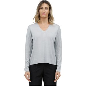 Max Mara, Dames, Truien, Blauw, Maat: M Katoen,