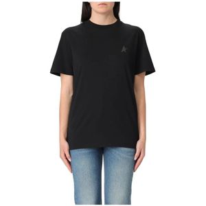 Golden Goose, Dames, Tops, Zwart, Maat: L Katoen,