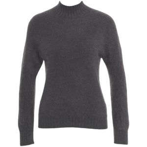 Solotre, Dames, Truien, Grijs, Maat: S Wol,