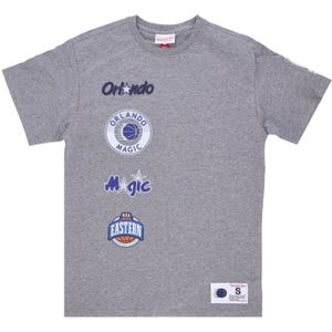 Mitchell & Ness, Heren, Tops, Grijs, Maat: XL
