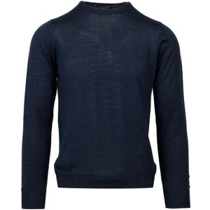 Tagliatore, Heren, Truien, Blauw, Maat: S Wol,