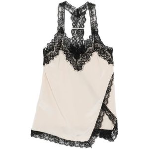 Pinko, Dames, Tops, Grijs, Maat: S