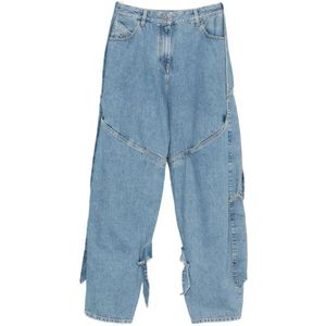 The Attico, Dames, Jeans, Blauw, Maat: W26 Katoen,