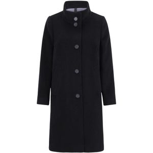 Betty Barclay - Elegante Wollen Jas - Zwart - Dames