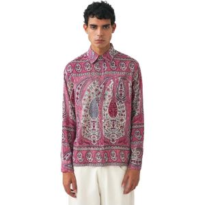 Antik Batik, Heren, Overhemden, Veelkleurig, Maat: M Katoen,