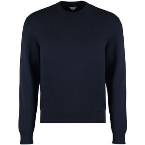 Bottega Veneta, Heren, Truien, Blauw, Maat: M Kasjmier,