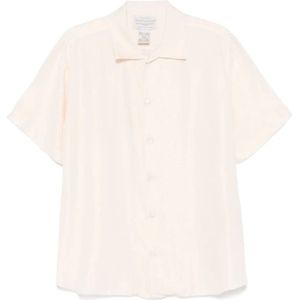 Ranra, Heren, Overhemden, Beige, Maat: M Zijde,