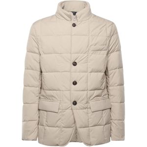 Fay, Heren, Jassen, Beige, Maat: M Wol,