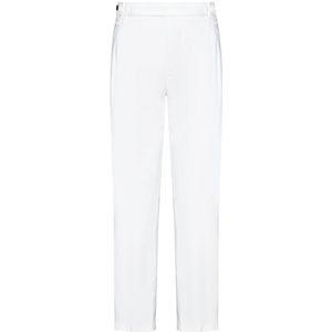 Franzese Collection, Heren, Broeken, Wit, Maat: XL Leer,
