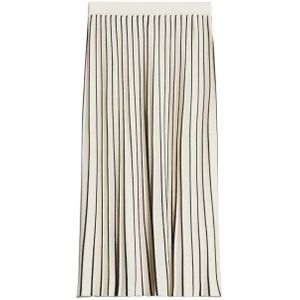 Weekend Max Mara, Dames, Broeken, Beige, Maat: M Viscose,