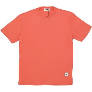 Cat, Heren, Tops, Oranje, Maat: L Katoen,