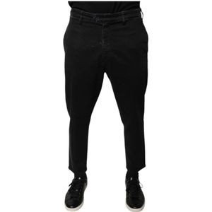 Dolce & Gabbana, Heren, Jeans, Zwart, Maat: 2XL Denim,