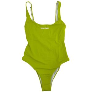 Dsquared2, Dames, Badkleding, Groen, Maat: S