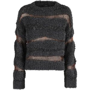 Pinko, Dames, Truien, Grijs, Maat: M