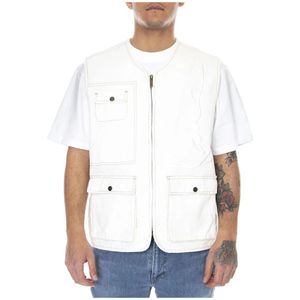 Karl Kani, Heren, Jassen, Wit, Maat: XS Katoen,