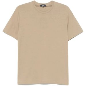 Herno, Heren, Tops, Beige, Maat: M Katoen,