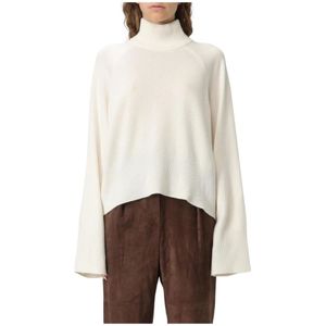 Brunello Cucinelli, Dames, Truien, Beige, Maat: L